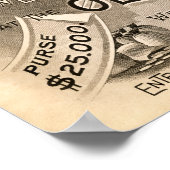 Vintag Jeffries vs. Sharkey Poster (Ecke)