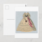 Vintag Jenny Lind Paper Doll Postkarte (Vorne/Hinten)