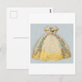 Vintag Jenny Lind Paper Doll Postkarte (Vorne/Hinten)