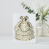 Vintag Jenny Lind Paper Doll Postkarte (Stehend Vorderseite)