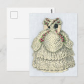 Vintag Jenny Lind Paper Doll Postkarte (Vorne/Hinten)