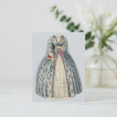 Vintag Jenny Lind Paper Doll Postkarte (Stehend Vorderseite)