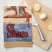 Vintag Jersey Shore Handtuch (Viertel Falte)