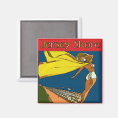 Vintag Jersey Shore Magnet (Vorderseite/Rückseite)