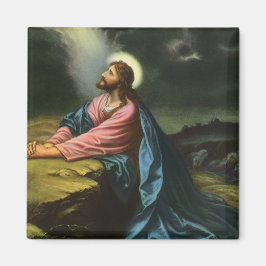 Vintag Jesus Christus beten, Garten von Gethsemane Magnet