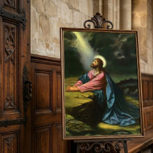 Vintag Jesus Christus beten, Garten von Gethsemane