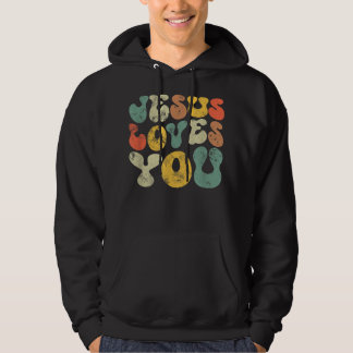 Vintag Jesus Lieben Sie Jesus Christlich Männer Fr Hoodie