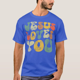 Vintag Jesus Lieben Sie Jesus Christlich Männer Fr T-Shirt