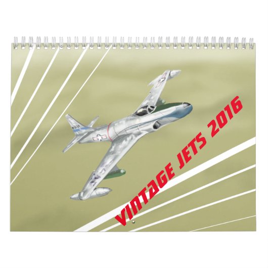 Vintag Jets-Kalender 2016 Kalender (Titelbild)