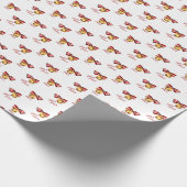 Vintag Jingle Bell Wrapping Paper Geschenkpapier (Ecke)