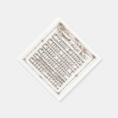 Vintag Jingle Gells Christmas napkins Serviette (Ecke)