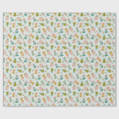 Vintag Jingle Jangle Retro Weihnachtsgeschenk Wrap Geschenkpapier (Flach)