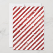 Vintag Jingle Mingle Be Frohe Weihnachten Party Einladung (Rückseite)