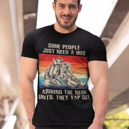 Vintag Jiu Jitsu Funny BJJ MIXED MARTIAL ARTS Peop T-Shirt