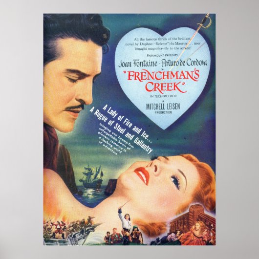 Vintag Joan Fontaine Poster (Vorne)