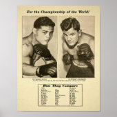 Vintag Joe Lewis / James Braddock Poster (Vorne)