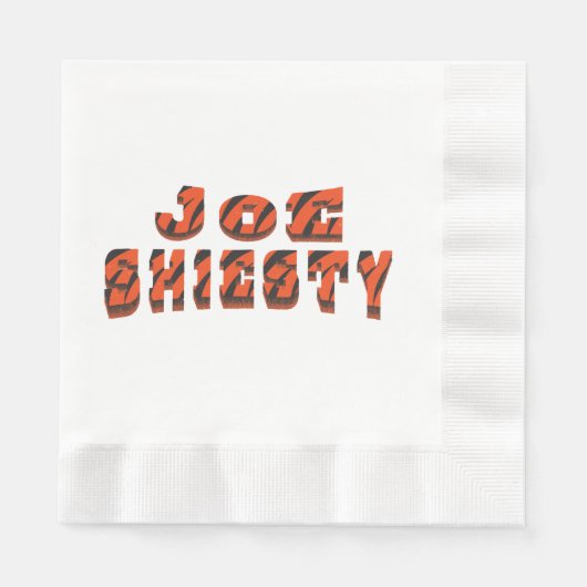Vintag Joe Shiesty - Cincinnati Football Serviette (Vorderseite)