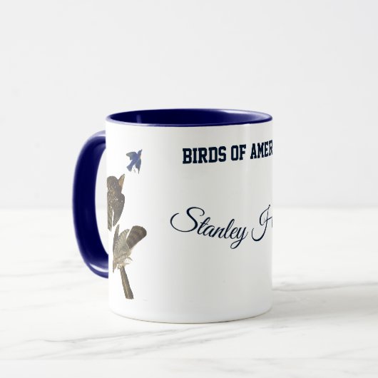 Vintag John Audubon Stanley Hawk Tasse (Vorderseite Links)