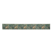 Vintag John Dearle "Greenery" - Blume und Fuchs vo Satinband (Vorderseite)