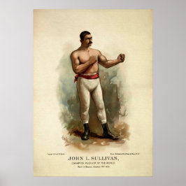 Vintag John L. Sullivan Poster