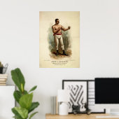 Vintag John L. Sullivan Poster (Heimbüro)