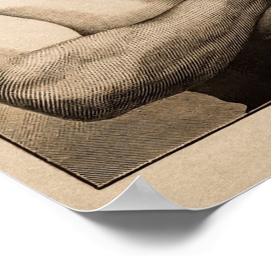 Vintag John L. Sullivan Werbeplakat Poster (Ecke)