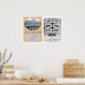 Vintag John Little Advertising Print Poster (Küche)