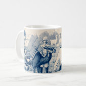 Vintag John Robinson Circus Poster Kaffeetasse (Vorderseite Links)