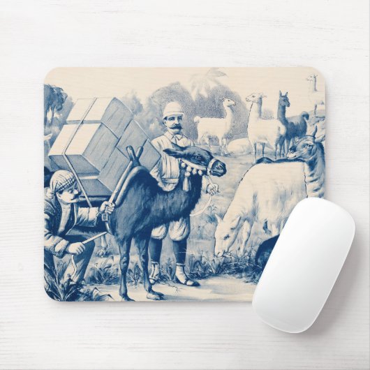 Vintag John Robinson Circus Poster Mousepad (Mit Mouse)
