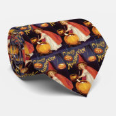Vintag Jolly Halloween Hexe von Ellen Clapsaddle Krawatte (Gerollt)