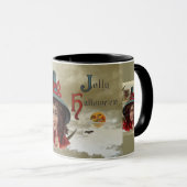 Vintag Jolly Halloween HexenRinger-Tasse Tasse (VorderseiteRechts)