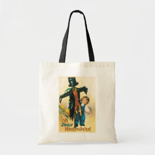 Vintag Jolly Halloween Scarecrow Ellen Clapsaddle Tragetasche