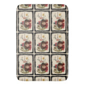 Vintag Jolly Halloween Witch Pattern Badematte (Vorderseite Vertikal)