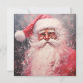 Vintag Jolly Retro Santa Claus Feiertagskarte (Vorderseite)