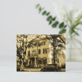 Vintag Jonathan Emanuel Mansion, Mobile Alabama Postkarte (Stehend Vorderseite)