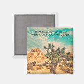 Vintag Joshua Tree Kühlschrankmagnet (Vorderseite/Rückseite)