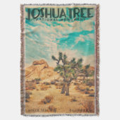 Vintag Joshua Tree Throw Blanket Decke (Vorderseite Vertikal)