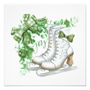 Vintag Joy Figure-Skate Fotodruck
