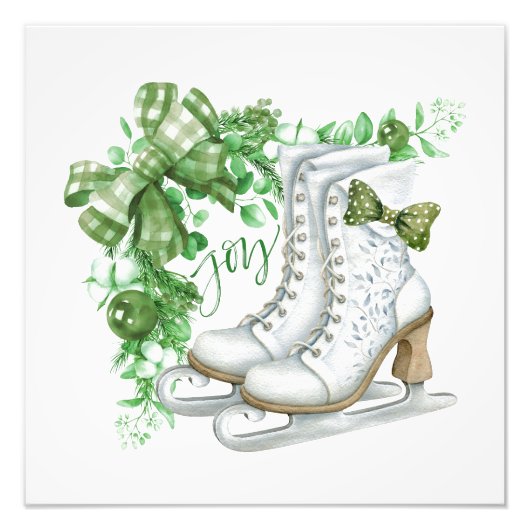Vintag Joy Figure-Skate Fotodruck (Vorne)