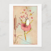 Vintag Juggling Circus Frog Postkarte (Vorderseite)