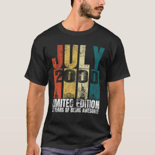 Vintag Juli 2000 Tanzkostüm 21 Jahre alt 21St B T-Shirt