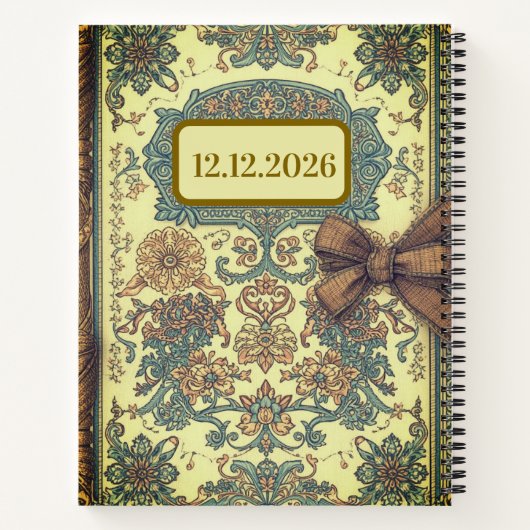 Vintag Junk Journal Notizblock (Rückseite)