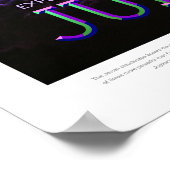 Vintag Jupiter Mighty Auroras Balloon Travel Poster (Ecke)