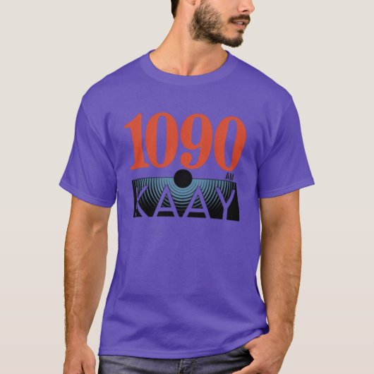 Vintag KAAY 1090 AM, Arkansas T-Shirt (Vorderseite)