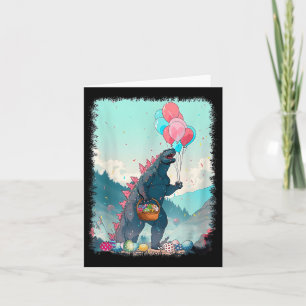 Vintag Kaiju Ostertag Shirt Kaiju Japanische Kunst Karte