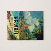 Vintag Kailua Kona Hawaii Beach Puzzle (Horizontal)