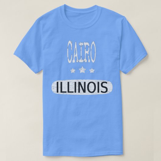 Vintag Kairo Illinois T-Shirt (Design vorne)