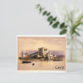 Vintag Kairo Postkarte (Stehend Vorderseite)