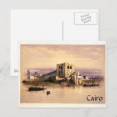 Vintag Kairo Postkarte (Vorne/Hinten)