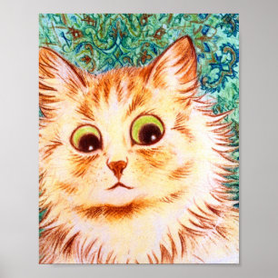 Vintag Kaleidoskop von Louis Wain Poster